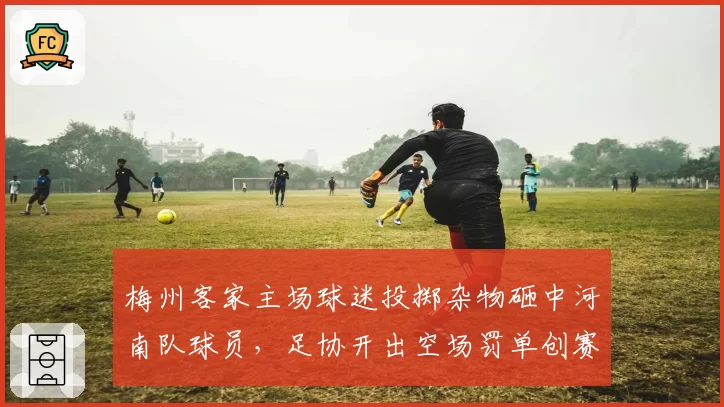 梅州客家主场球迷投掷杂物砸中河南队球员，足协开出空场罚单创赛季纪录