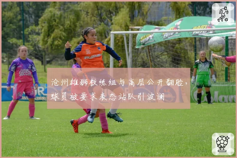 沧州雄狮教练组与高层公开翻脸，球员被要求表态站队引波澜